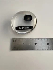 Guinness Resin Paperweight w/Drop of Guiness Ale Bar Collectable Breweriana - Picture 1 of 4