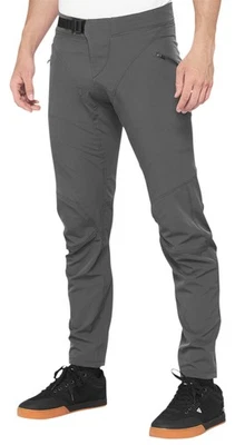 100% Airmatic Mens MTB Mountain Bike Pants Charcoal - Image 1 of 3