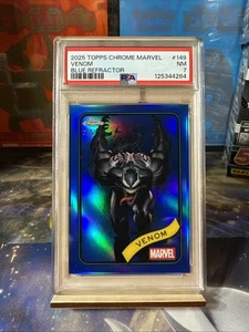 2025 Topps Chrome Marvel Venom No. 149 Blue Refractor /299 - Picture 1 of 2