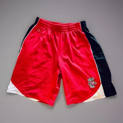 Men's Colosseum Athletic Shorts Size L Red Mesh Wisconsin Badgers - Image 1 of 4