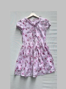 Lands End Kids Pink Bird Girls Dress size 10 - Picture 1 of 8