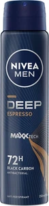 MEN Deep Espresso Anti-Perspirant Aerosol Deodorant 250Ml | with Black Carbon | - Picture 1 of 12