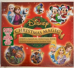 Disney Christmas Magic - Special Gift Set (CD) New Sealed - Stickers,Postcards. - Picture 1 of 2