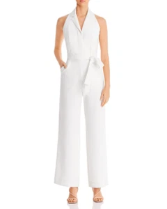 Donna Karan New York Belted Tuxedo Jumpsuit (size 16) - Picture 1 of 2