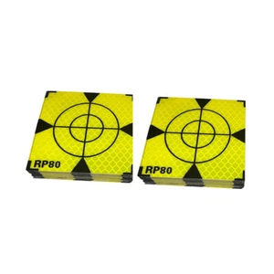 50PCS Green Reflective Sheet 80X80MM Reflector Target Tape Total Station 3.15IN - Picture 1 of 6
