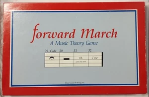 SELTENES VINTAGE SPIEL Forward March ""A Musiktheorie Spiel"" 1989 KOMPLETT Musik unterrichten - Bild 1 von 3
