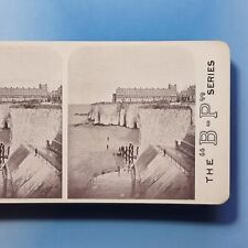 Margate Stereoview 3D C1900 The Fort Promenade View To Town Houses Kent