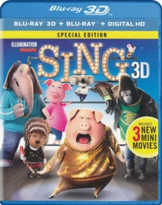 Sing 3D (Blu-ray 3D + Blu-ray + Digital HD) (Special Edition) (Blu-ray) - Picture 1 of 3