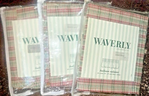 Waverly Pimlico Cenefa Globo Pistacho Cuadros 88 x 14 Lote de 3 NUEVO - Imagen 1 de 9