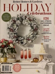HOLIDAY CELEBRATIONS better homes & gardens CHERISH MEMORIES festive decor - Picture 1 of 13