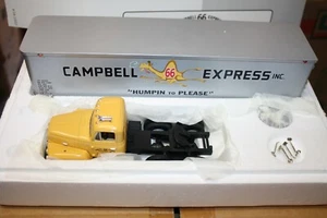 NIB FIRST GEAR CAMPBELL 1959 INTERNATIONAL RF-200 TRACTOR W/35' TRAILER 18-1923 - Picture 1 of 3