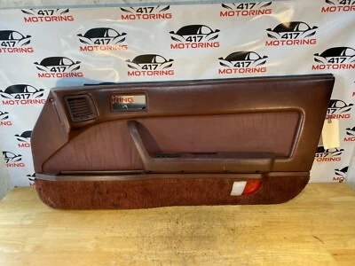 86-91 马自达 RX7 FC3s 右侧乘客侧内门板红色原始设备制造商 7642 — 第 1/4 张图片