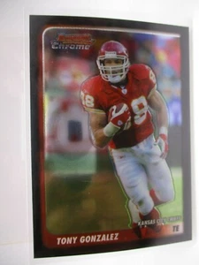 2003 Bowman Chrome #19 Tony Gonzalez CHIEFS - Picture 1 of 2