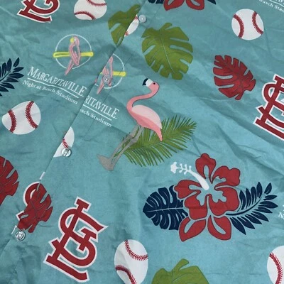 St Louis Cardinals Margaritaville XL Inspired All-Over Print Shirt SGA 2019 - Image 1 of 4