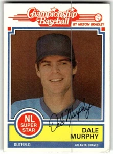 1984 Topps Milton Bradley #NNO Dale Murphy - Foto 1 di 2