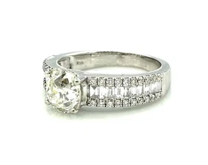 MAGNIFIQUE BAGUE OR 18 CARATS - Solitaire diamant forme coussin 1,25 ct - 4,85 g - Imagen 1 de 10