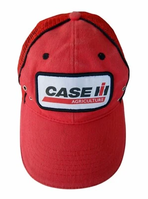 Case IH Agriculture Men's Faded Red Cotton Adult Size Snapback Baseball Cap Hat — 第 1/4 张图片