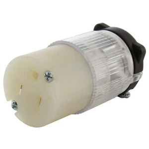 15A 125V NEMA 5-15 3-Prong Regular Household Female Connector With Indicator - Picture 1 of 6