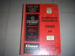 Hamburg, Hamburger Adressbuch Band III von 1960 Einwohnerbuch - Bild 1 von 3