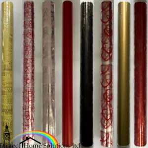 FLORIST FILM ZELLOPHAN GESCHENKVERPACKUNG ROLLEN 80 cm 35 Mikrometer viele verschiedene Designs - Bild 1 von 28
