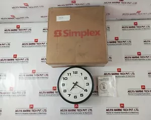 SIMPLEX 6310 8013 Wall Clock 24 VDC.035AMP - Picture 1 of 14