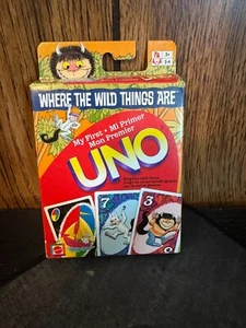 My First Uno Where the Wild Things Are King Size Card Game 2006 - Picture 1 of 2