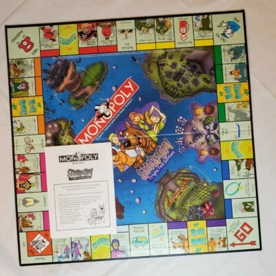 Monopoly Scooby-Doo Fright Fest Collectors Edition Replacement Game Board Manual - Image 1 of 4