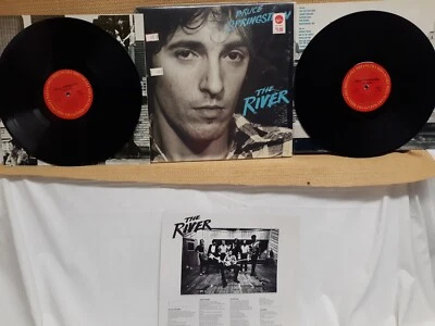 Bruce Springsteen The River 2 X vinyl LP Columbia records PC2 36854 1980 +insert - Image 1 of 4