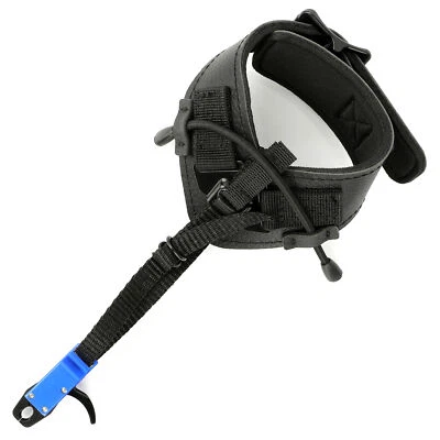 K8 Archery Release Aid Cowhide Adjustable Wristband Bow Hunting Shooting Target - Image 1 of 4