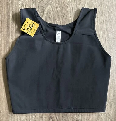 Lola Olivia Chest Binder Compression Top Trans Nonbinary Taper Black NWT - Image 1 of 4