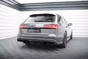 Tylny dyfuzor do Audi A6 Facelift / S-Line Limuzyna / Avant C7 połysk z homologacją - Zdjęcie 1 z 10