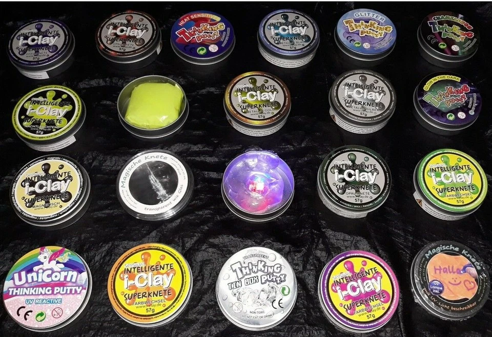 i-Clay magische intelligente Superknete Einhornknete LED Licht Putty Slime - Bild 1 von 1