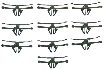 Nuevo de Lote Antiguo Ford Maverick Cinturón Lateral Cuarto Panel Moldura Moldura Clips de Borde 10 piezas UU Foto 1 de 4