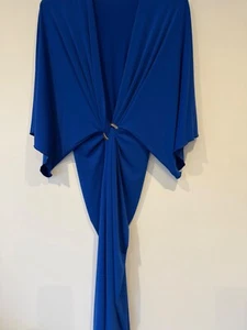 Vestido largo Kevan Jon azul colbalto, talla 2. - Imagen 1 de 9