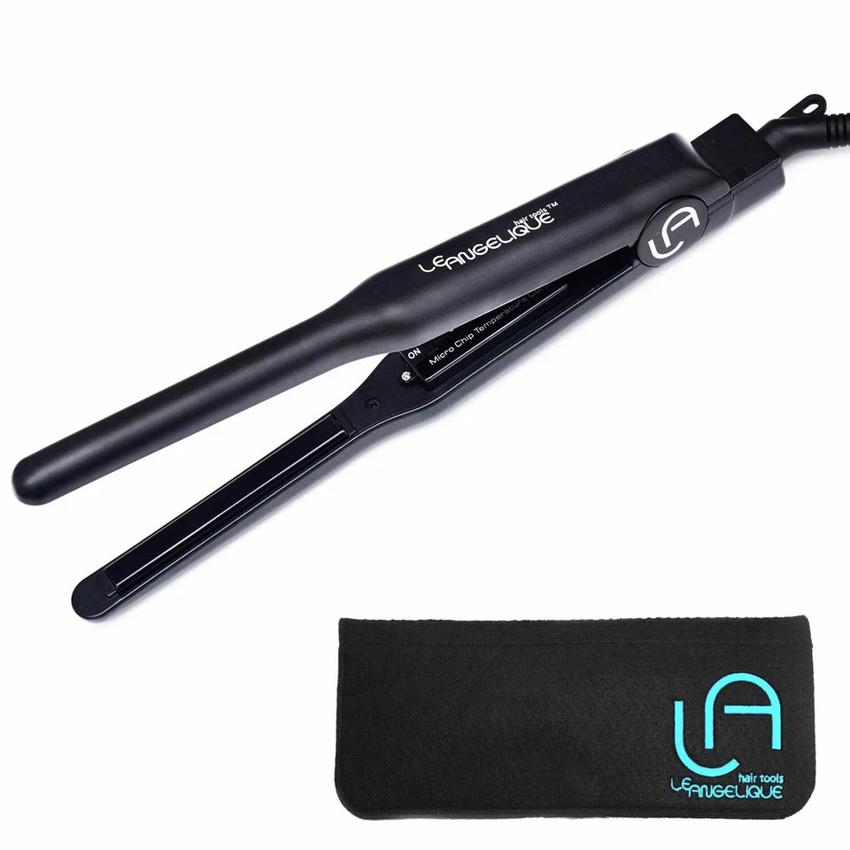 NEW Flat Iron 1/4 Inch Thin for Short Hair & Edge Control Hair Straightener 450F - Image 1 of 4