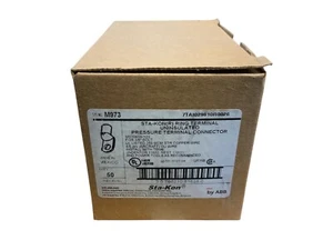 Thomas & Betts M973 Ring Terminal MS20659-123 Box Of 50 - Picture 1 of 2