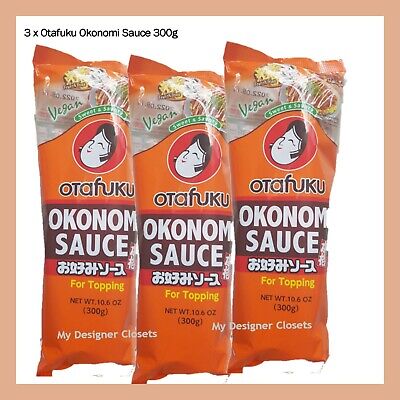 3 X Otafuku Okonomi Sauce 300g Topping Sauce For Japanese Pancake Made In Japan • 32.99$