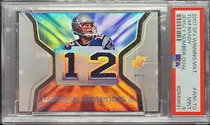 2008 SPX Winning Material Tom Brady GAME USED DUAL JERSEY Patch RELIC PSA 9 POP1 - Picture 1 of 4