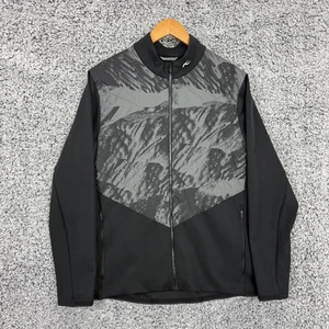 Chaqueta de Golf KJUS Para Hombres 2XL Negra Gris Lanzamiento Impresa Cremallera Completa Softshell MG15-100 - Imagen 1 de 16