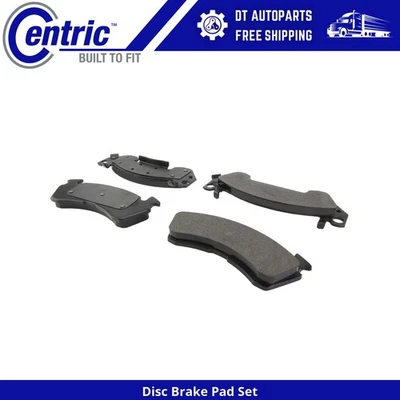 Para 1994-1996 Chevrolet Caprice | Pastilhas de freio a disco dianteiras centrais | Semi-metálicas - Imagem 1 de 4