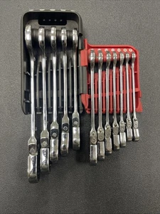 Mac Tools Flex Head Ratcheting Wrench 12 Piece Set 6 Point Metric SRWMF126PT - Bild 1 von 11