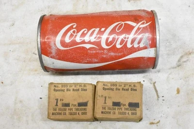 2 NOS Sets of Toledo Bolt Pipe Threading Dies 1" - Image 1 of 4