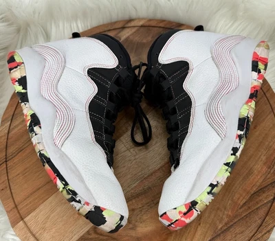 Nike Air Jordan 10 X Blanco Negro Multicolor Juvenil Talla 7Y Tenis BV1843-776 Foto 1 de 4