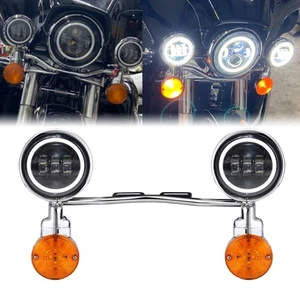 LED Fog Passing Light Bar For Yamaha Road Star Midnight Warrior XV1700 1600 1500 - Picture 1 of 12
