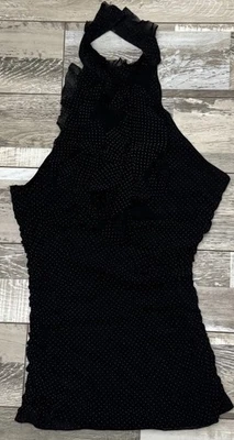 Charlotte Russe Grande De Colección Y2K Flecos Negros Lunares Steampunk Hada Grunge Foto 1 de 4