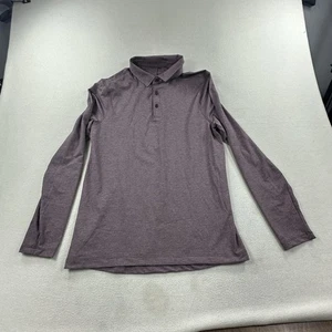 Lululemon Shirt Herren Medium Lila Evolution Langarm Golf Polo Performance - Bild 1 von 10