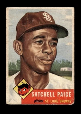 1953 Topps Set-Break #220 Satchell Paige LOW GRADE (crease) *GMCARDS* - Image 1 of 2