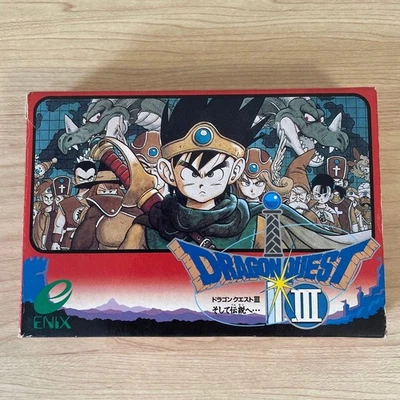  Dragon Quest III Famicom Dragon Quest 3 NES BOX From Japan - Image 1 of 4