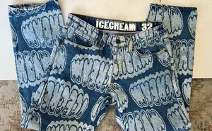 Billionaire Boys Club BBC Ice Cream Bubble Blue White Jeans Gr. 32 Denim - Bild 1 von 9