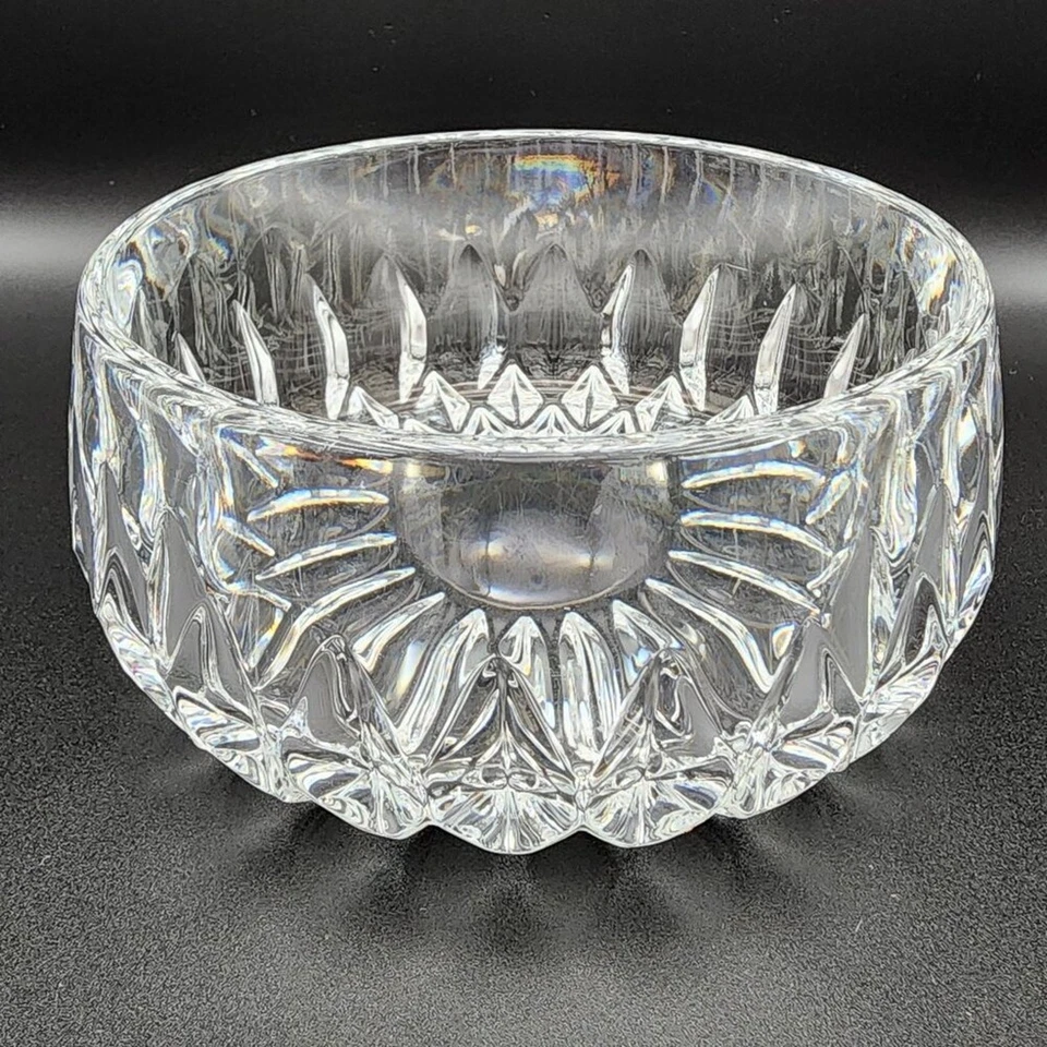 Gorham Crystal 6" Bowl Althea Pattern German Cut Crystal Vintage - Image 1 of 3